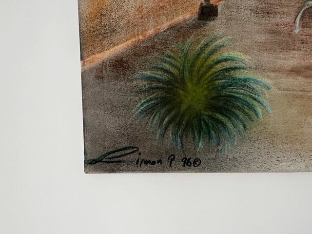 Art – Kunst abstrakt auf Leinwand ca. 120 x 100cm Simon Presley